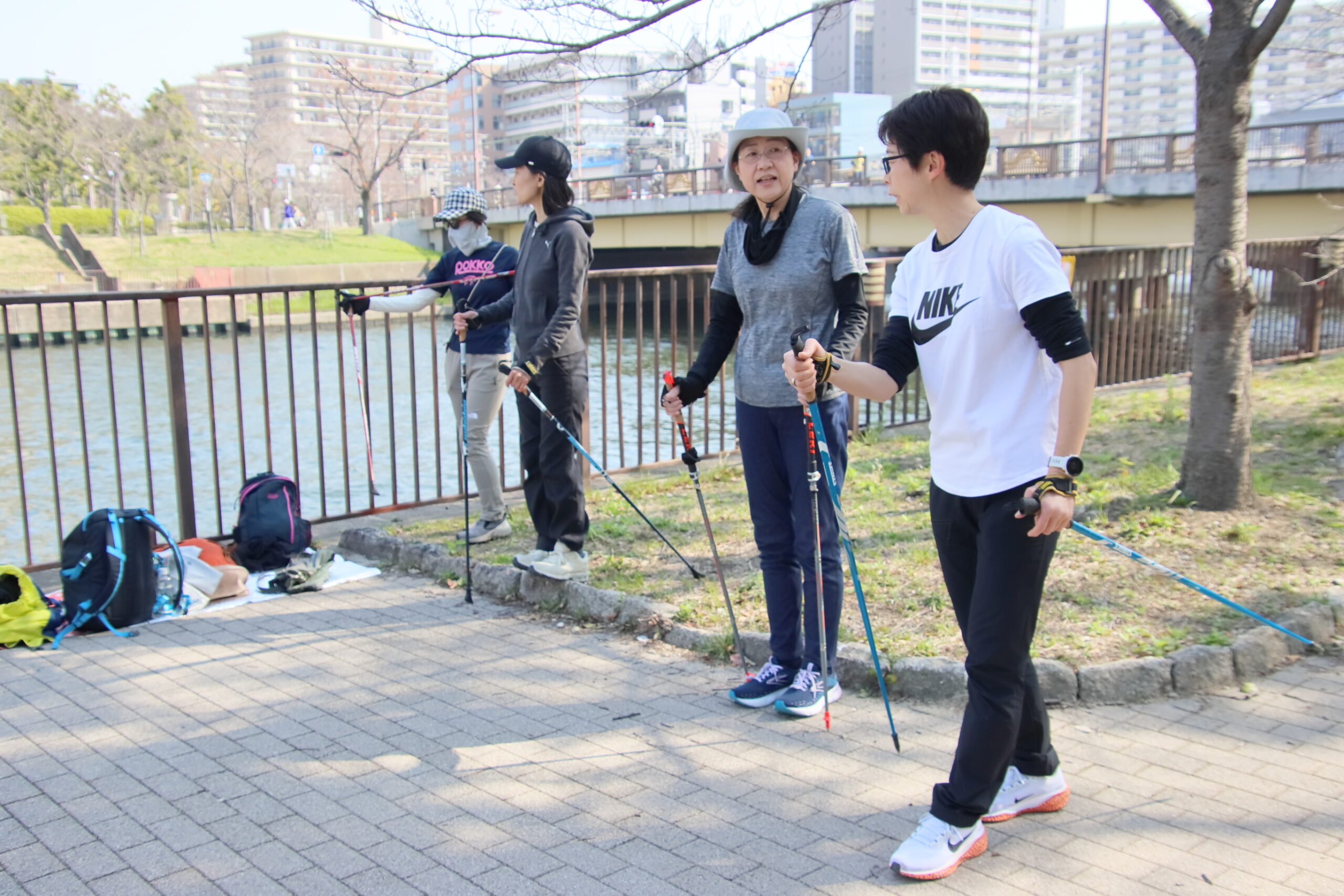 20250323 まるこパーソナルなノルディックウォーキングサポート