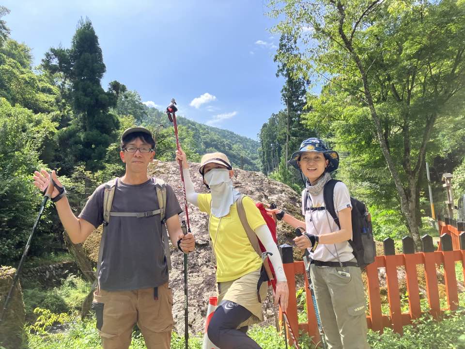 2025.8.16 貴船～鞍馬ルートを下見ノルディックハイキング