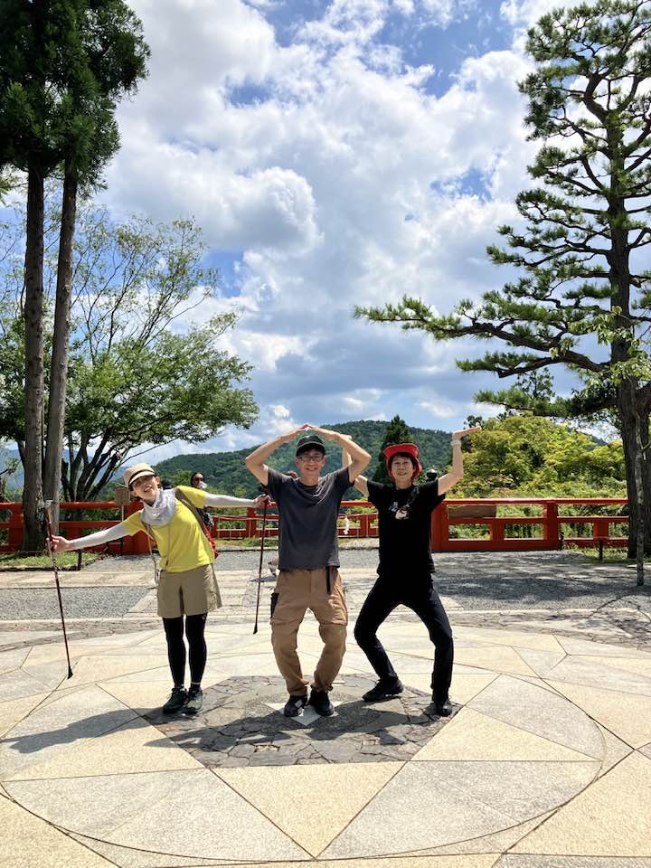 2025.8.16 貴船～鞍馬ルートを下見ノルディックハイキング　鞍馬寺