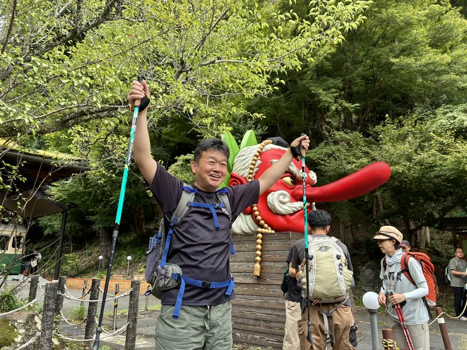 2025.9.23天狗さんに会えるかな？パワースポット鞍馬～貴船へレッツノルディックハイキングイベント