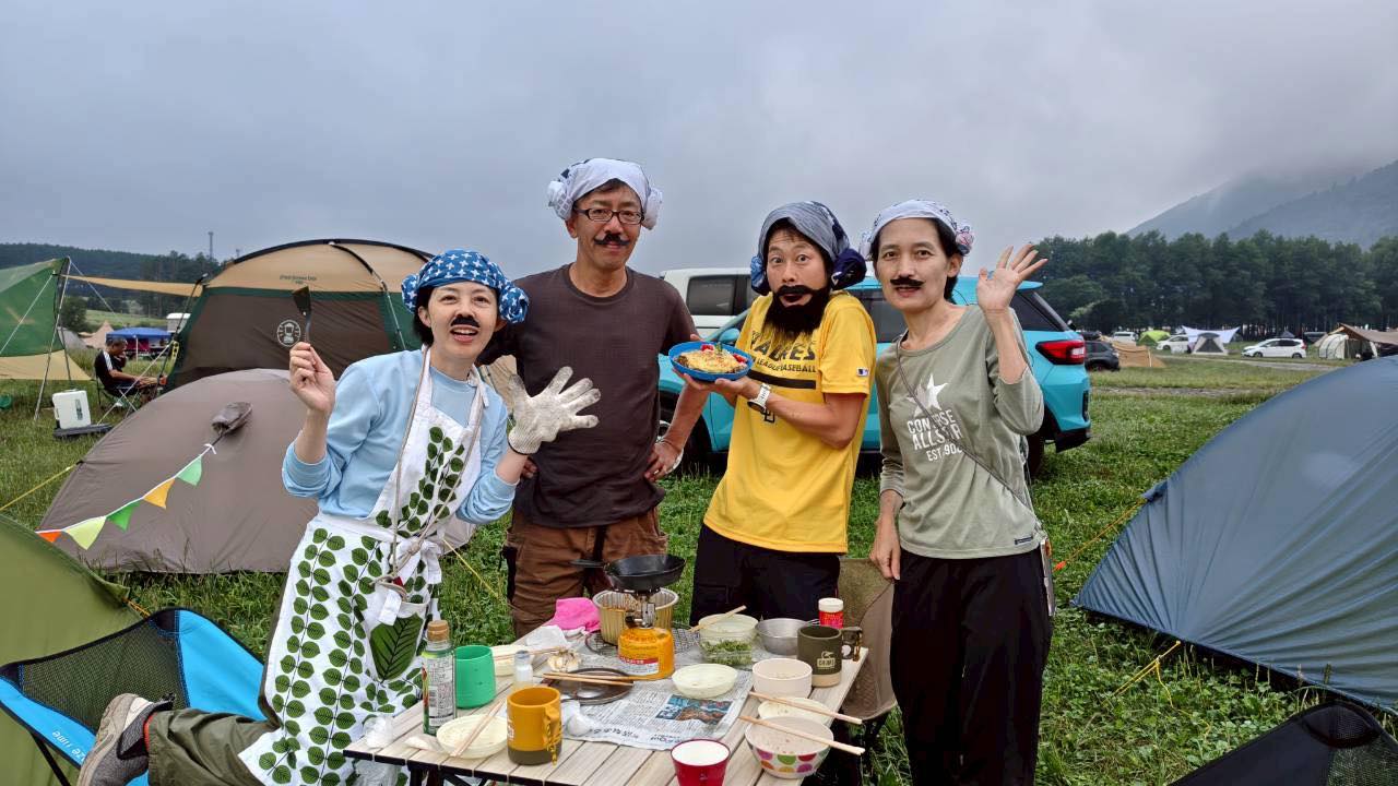 ふもとっぱらキャンプ場DEまるキャンデビュー！　ひげの会