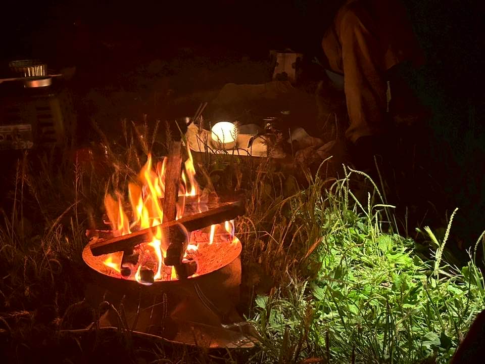 ふもとっぱらキャンプ場DEまるキャンデビュー！焚き火