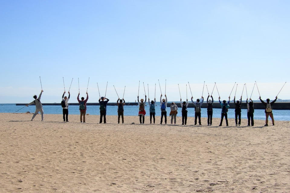 11.23（日）まるこ海も橋も古墳も城址も！てんこ盛りノルディックウォーキングイベント舞子の浜