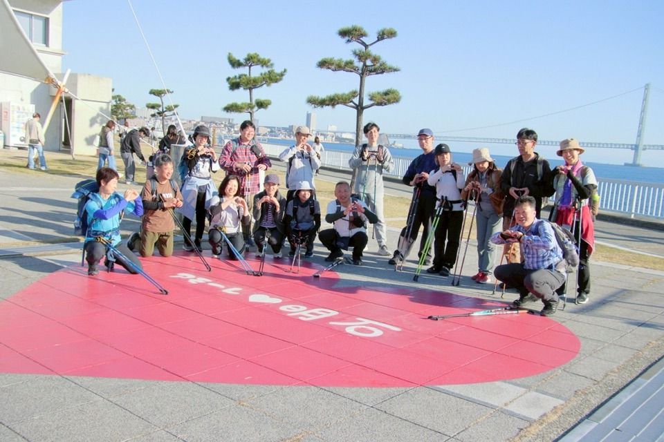 11.23（日）まるこ海も橋も古墳も城址も！てんこ盛りノルディックウォーキングイベント　アモーレ明石