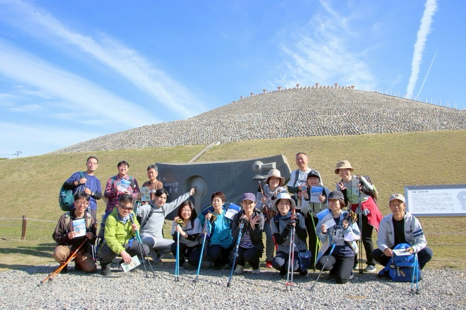 11.23（日）まるこ海も橋も古墳も城址も！てんこ盛りノルディックウォーキングイベント　五色塚古墳