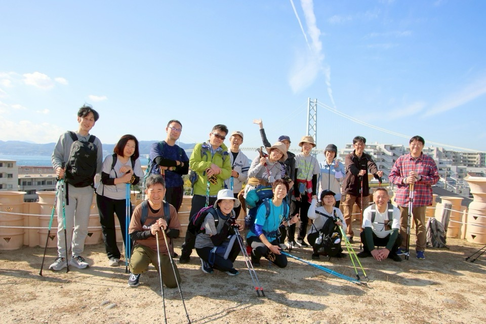 11.23（日）まるこ海も橋も古墳も城址も！てんこ盛りノルディックウォーキングイベント　五色塚古墳