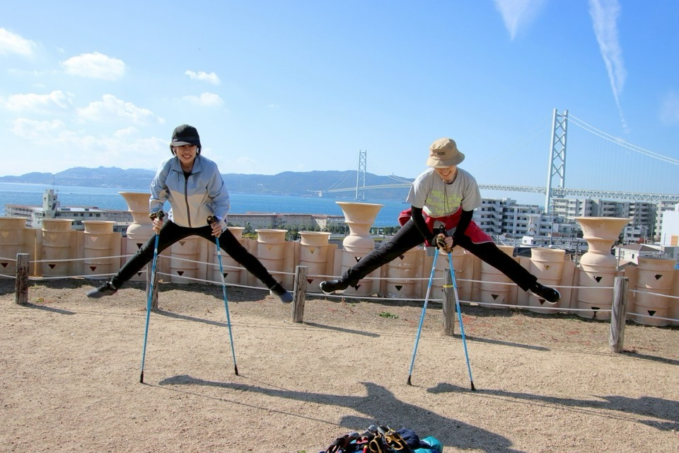 11.23（日）まるこ海も橋も古墳も城址も！てんこ盛りノルディックウォーキングイベント　五色塚古墳