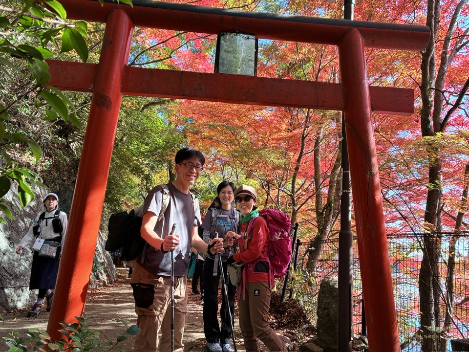 ＼2025紅葉スバラシイ／再度公園へ紅葉ノルディックウォーキングいってきました☆