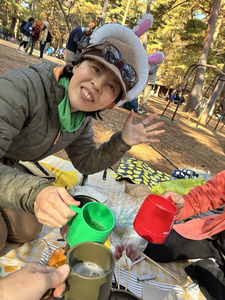 ＼2025紅葉スバラシイ／再度公園へ紅葉ノルディックウォーキングいってきました☆ ヤマメシ編