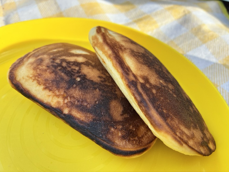 ＼2025紅葉スバラシイ／再度公園へ紅葉ノルディックウォーキングいってきました☆ ヤマメシ編　パンケーキ