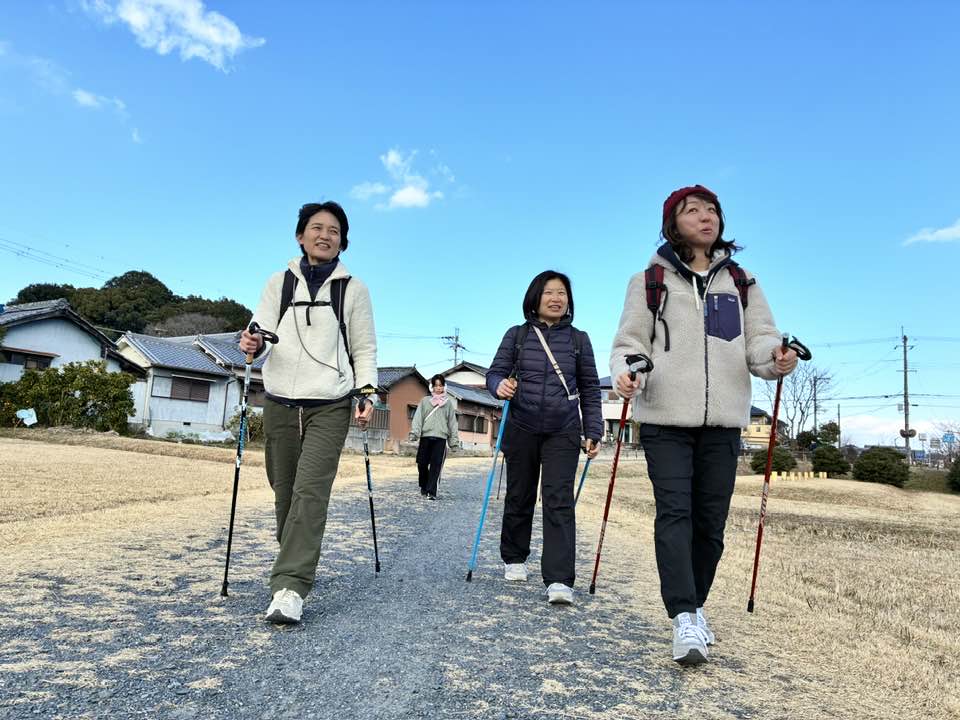 2026.1.4激サムのなかノルディックウォーキングで行ってみた平城宮歴史公園