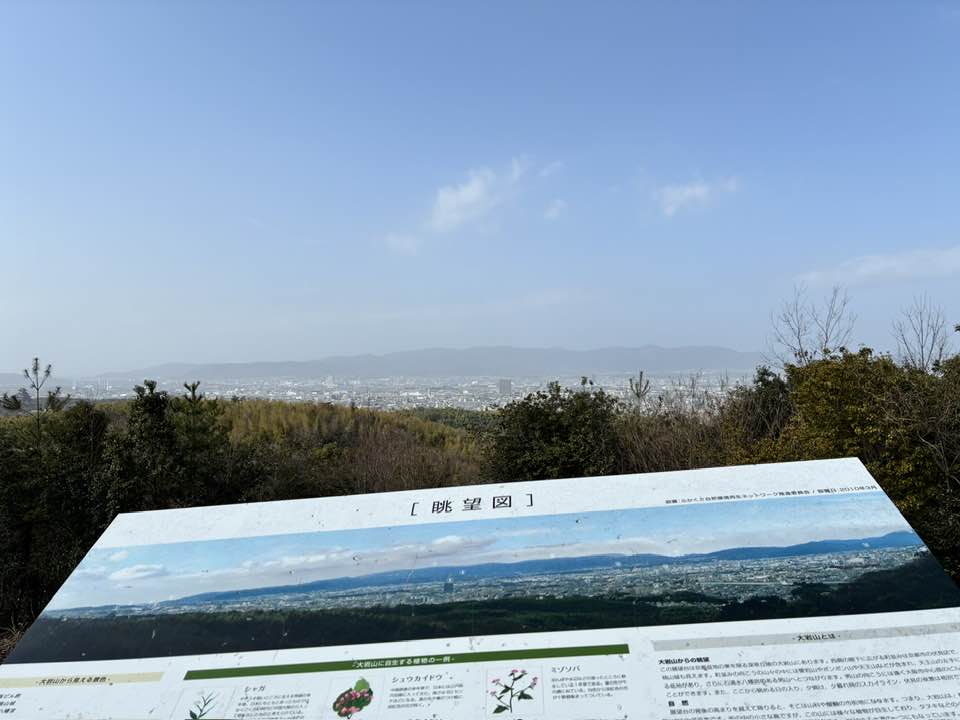 2026年4月5日（日）まるこ伏見桃山キャッスルでお花見ハッスルしちゃうノルディックウォーキングイベント下見 大岩展望所