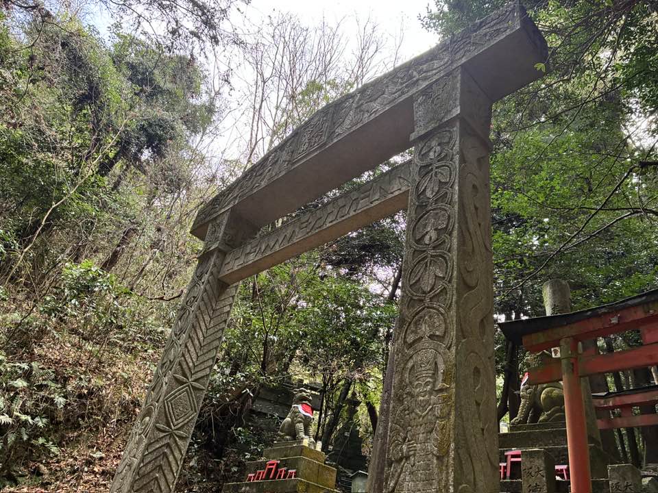 2026年4月5日（日）まるこ伏見桃山キャッスルでお花見ハッスルしちゃうノルディックウォーキングイベント下見 大岩神社