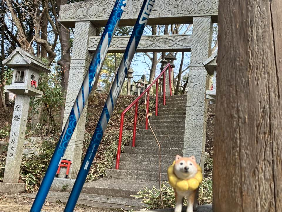 2026年4月5日（日）まるこ伏見桃山キャッスルでお花見ハッスルしちゃうノルディックウォーキングイベント下見 大岩神社