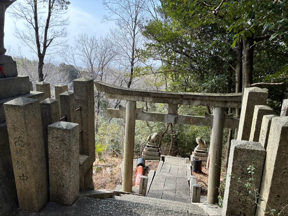 2026年4月5日（日）まるこ伏見桃山キャッスルでお花見ハッスルしちゃうノルディックウォーキングイベント下見 大岩神社