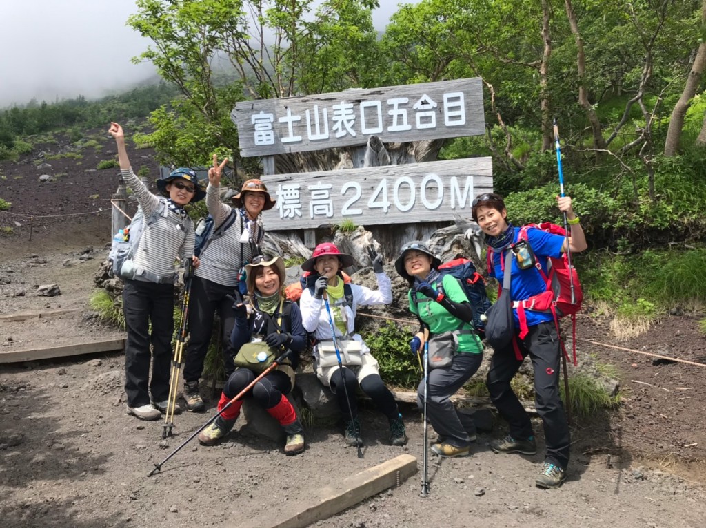 令和元年、山の日まるこ愉快な登山部遠征 富士山へGO☆
