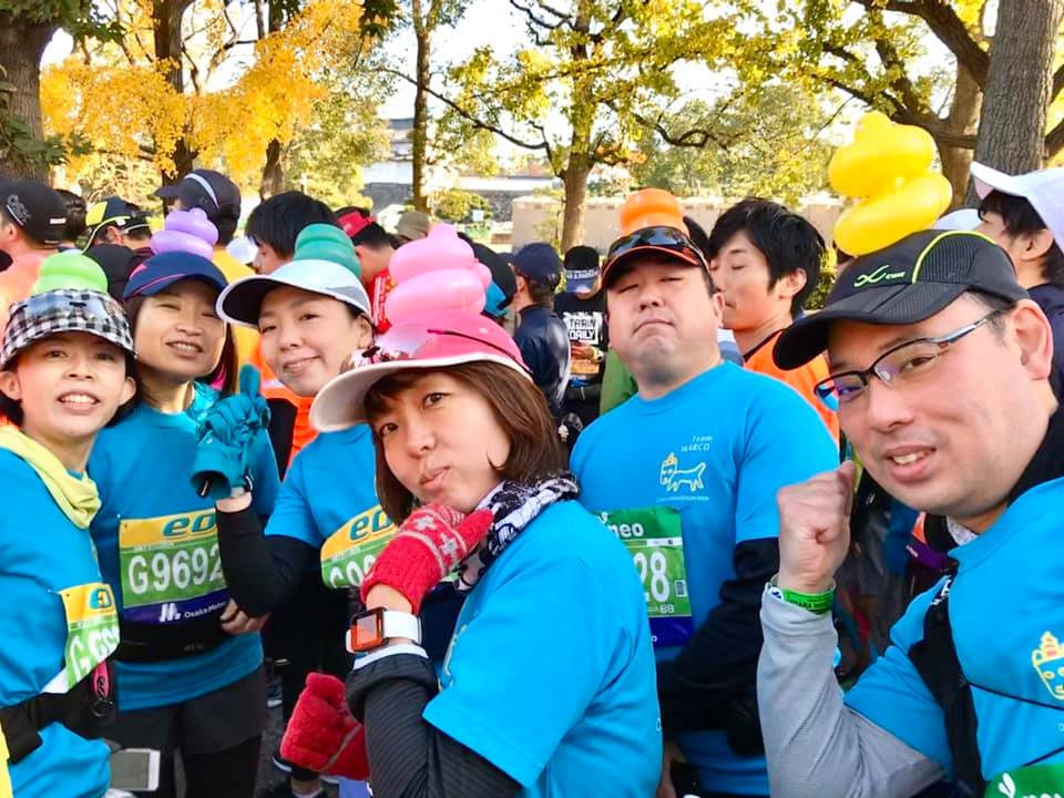 チームうんこまる 大阪マラソン2019のチャレンジレポート