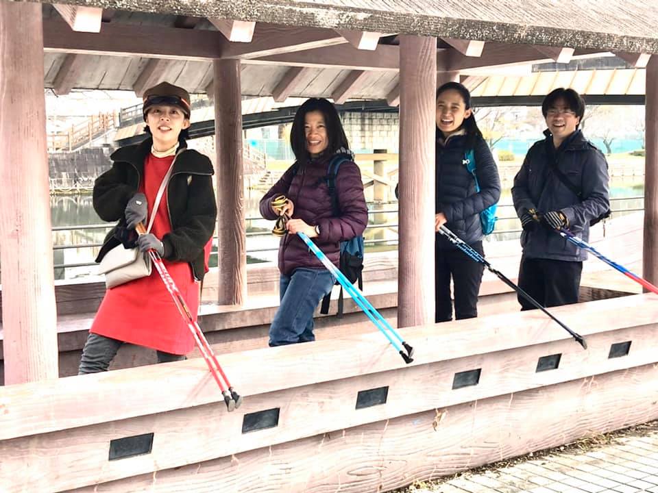 まるこ2020新春1月26日（日）京都・伏見桃山をノルディックウォーキングで楽しむイベント