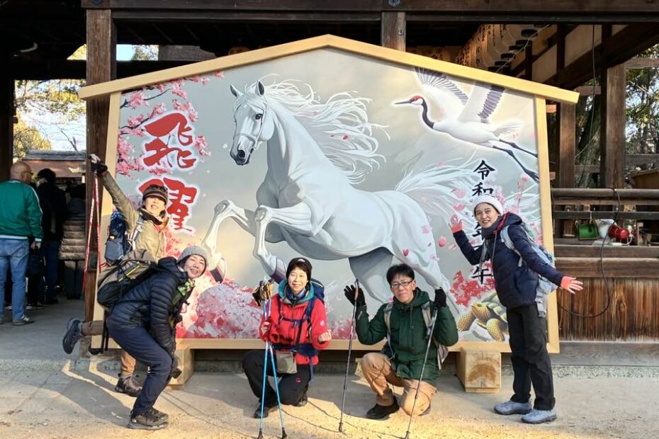 ＼まるこ愉快なお山の部／2026今年もお正月初詣＆お山ノルディックハイキング行ってきました～