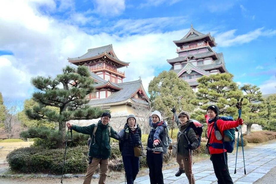 ＼まるこ愉快なお山の部／2026今年もお正月初詣＆お山ノルディックハイキング行ってきました～ 伏見桃山城