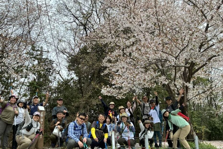 ＼終了！ハッスルしちゃった／4月5日（日）まるこ伏見桃山キャッスルでお花見ノルディックウォーキングイベント
